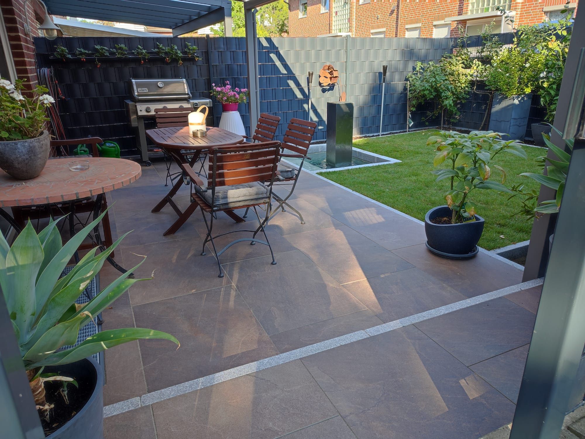 Terrassen aus Feinsteinzeug